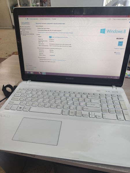 Купить Sony SVF152C29V (i3-3217U, RAM 4GB, HDD 500GB) в Иркутск за 3600 руб.