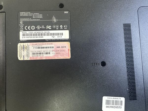 Купить Samsung NP305E7A-S01RU (HD 6620G, RAM 6GB) в Иркутск за 6200 руб.