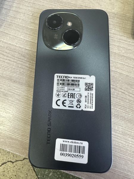 Купить TECNO Spark Go 1 4/64GB (KL4) Duos в Иркутск за 4750 руб.