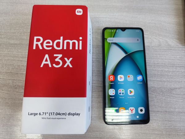 Купить Xiaomi Redmi A3x 3/64GB (24048RN6CG) Duos в Иркутск за 4200 руб.