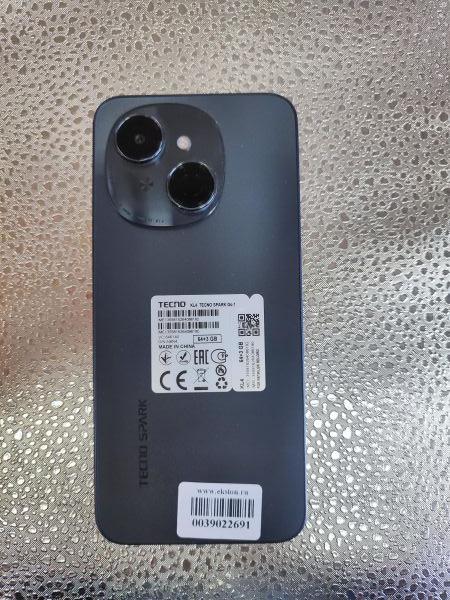 Купить TECNO Spark Go 1 3/64GB (KL4) Duos в Иркутск за 3800 руб.