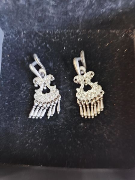 серебряные серьги Серьги серебро 925 10,27g, вес изделия 10.27g в Иркутск