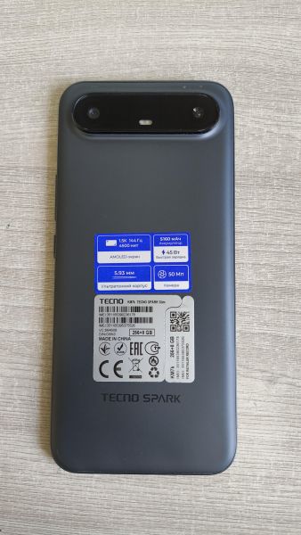 сотовый телефон TECNO Spark Slim 8/256GB (KM7K) Duos в Иркутск