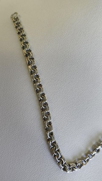 серебряный браслет Браслет серебро 925 5,49g, вес изделия 5.5g, длина 19 см в Иркутск