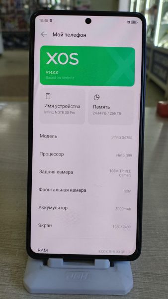 сотовый телефон Infinix Note 30 Pro 8/256GB (X678B) Duos в Иркутск