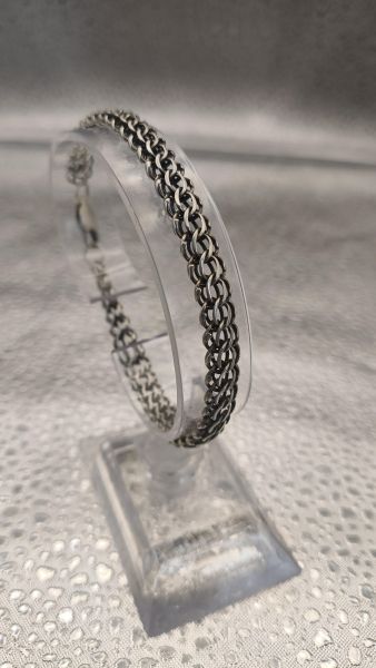 серебряный браслет Браслет серебро 925 8,93g, вес изделия 8.94g, длина 19.5 см, 00 нет камней в Иркутск