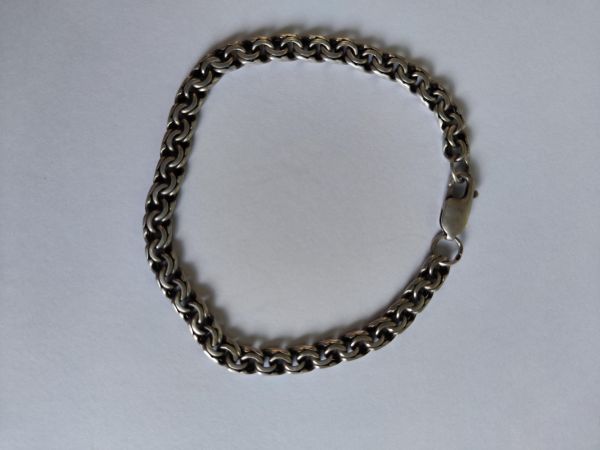 серебряный браслет Браслет серебро 925 8,74g, вес изделия 8.75g, длина 19 см в Иркутск