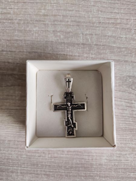 серебряный крест Крест серебро 925 4,70g, вес изделия 4.7g в Иркутск
