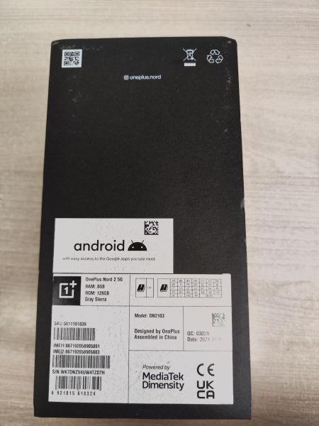 сотовый телефон OnePlus Nord 2 5G 8/128GB (DN2103) Duos в Иркутск
