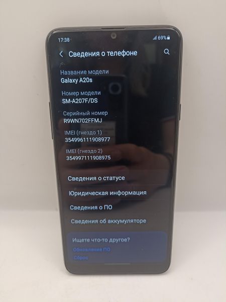 Купить Samsung Galaxy A20s 3/32GB (A207F) Duos в Иркутск за 3899 руб.