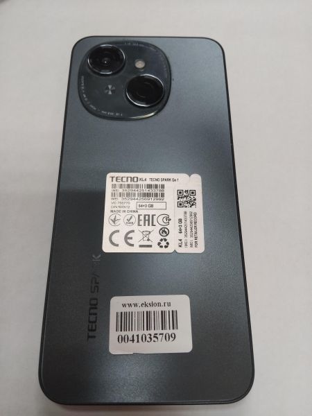 Купить TECNO Spark Go 1 3/64GB (KL4) Duos в Иркутск за 4100 руб.