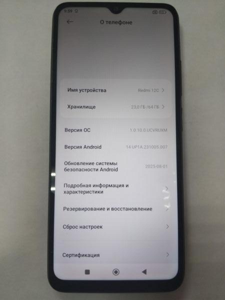 сотовый телефон Xiaomi Redmi 12C 3/64GB (22126RN91Y) Duos в Иркутск