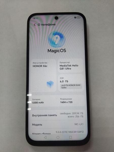 сотовый телефон Honor X6c 6/256GB (NIC-LX1) Duos в Иркутск