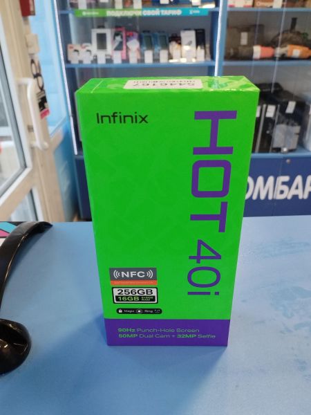 Купить Infinix Hot 40i 8/256GB (X6528B) Duos в Иркутск за 7899 руб.