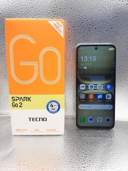 Купить TECNO Spark Go 2 3/64GB (KM4) Duos в Иркутск за 4800 руб.