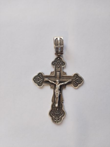 серебряный крест Крест серебро 925 16,37g, вес изделия 16.37g в Иркутск