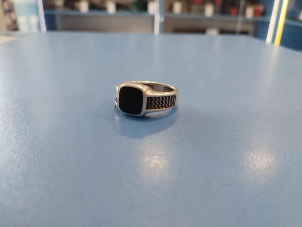 серебряное кольцо Кольцо серебро 925 6,00g, вес изделия 7.18g, размер 20 в Иркутск