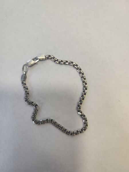 серебряный браслет Браслет серебро 925 4,15g, вес изделия 4.15g, длина 20 см в Иркутск