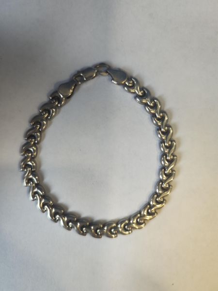 серебряный браслет Браслет серебро 925 5,79g, вес изделия 5.79g, длина 18 см в Иркутск