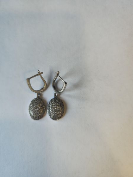 серебряные серьги Серьги серебро 925 4,85g, вес изделия 5.2g в Иркутск