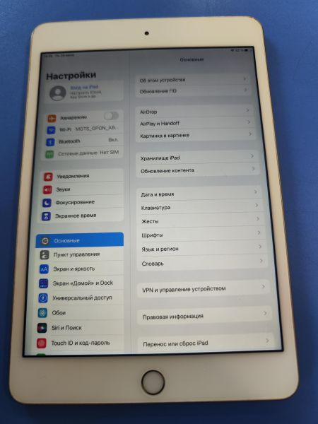 планшет Apple iPad mini 4 2015 32GB (A1550) (с SIM) в Иркутск