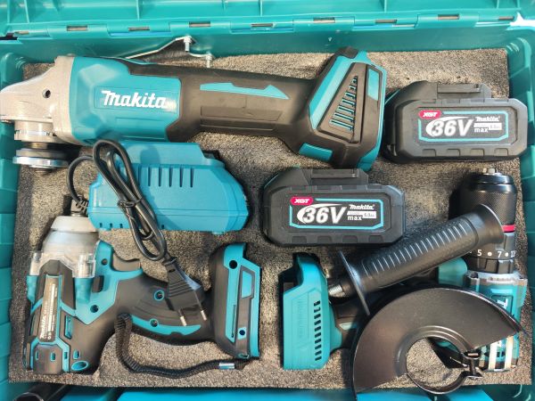 набор инструментов Реплика Makita (УШМ, Гайковёрт, Шуруповёрт) с СЗУ в Иркутск
