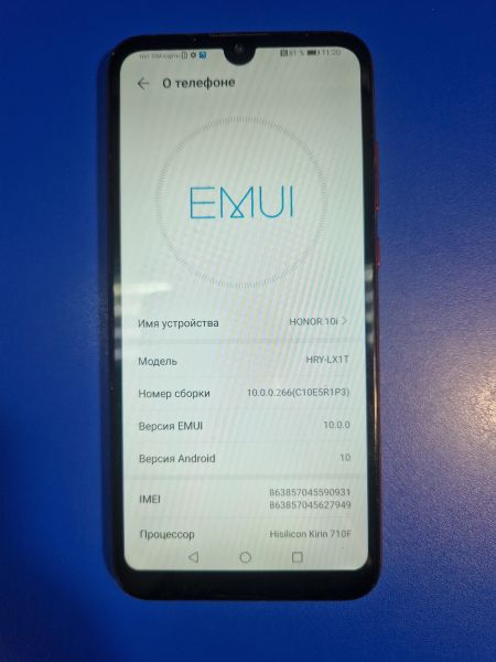 Купить Honor 10i 4/128GB (HRY-LX1T) Duos в Иркутск за 5449 руб.