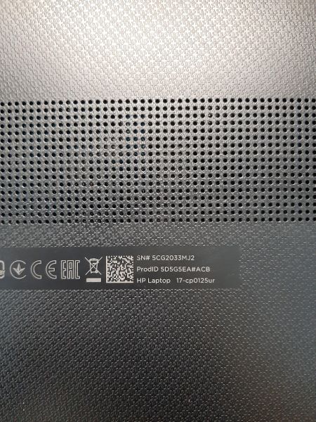 Купить HP Laptop 17-cp0125ur 5D5G5EA в Иркутск за 14100 руб.