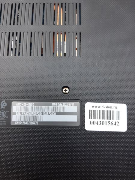 Купить Acer Aspire 1 A115-22-R2DZ (SSD 128 GB + SSD 128 GB) в Иркутск за 10350 руб.