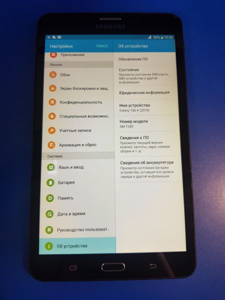 Купить Samsung Galaxy Tab A 7.0 8GB (SM-T285) (c SIM) в Иркутск за 1200 руб.