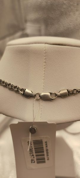 Купить Цепь серебро 925 12,38g, вес изделия 12.48g, длина 59 см в Иркутск за 1100 руб.