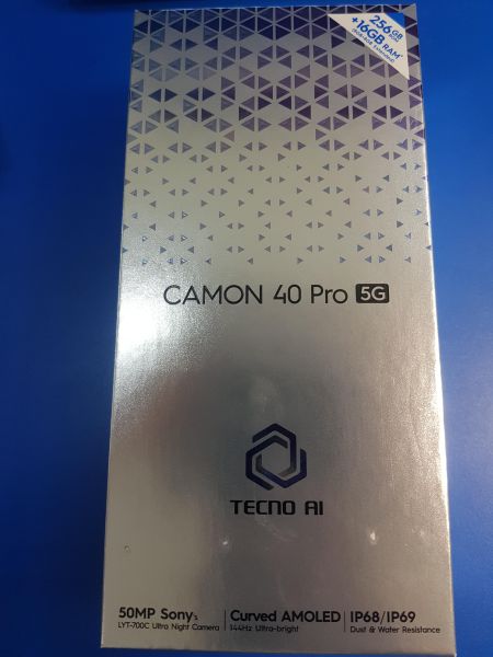 Купить TECNO Camon 40 Pro 5G 8/256GB (CM7) Duos в Иркутск за 15500 руб.