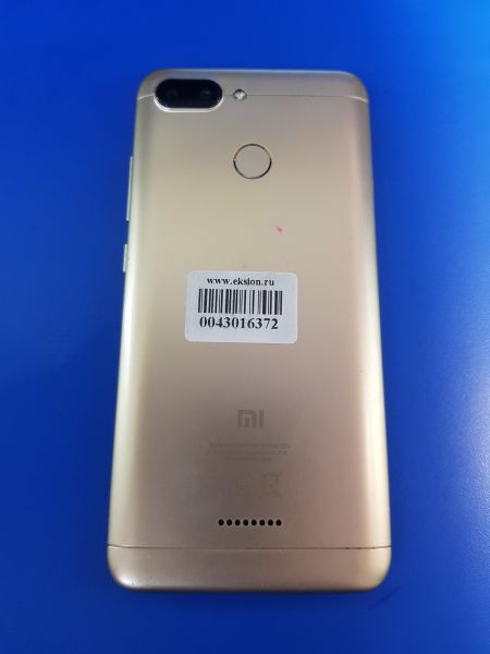 Купить Xiaomi Redmi 6 3/32GB (M1804C3DG) Duos в Иркутск за 1400 руб.