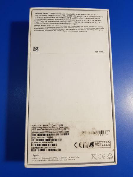 Купить Apple iPhone 12 128GB в Иркутск за 20600 руб.