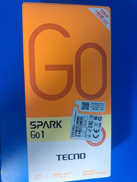 Купить TECNO Spark Go 1 4/128GB (KL4) Duos в Иркутск за 5200 руб.