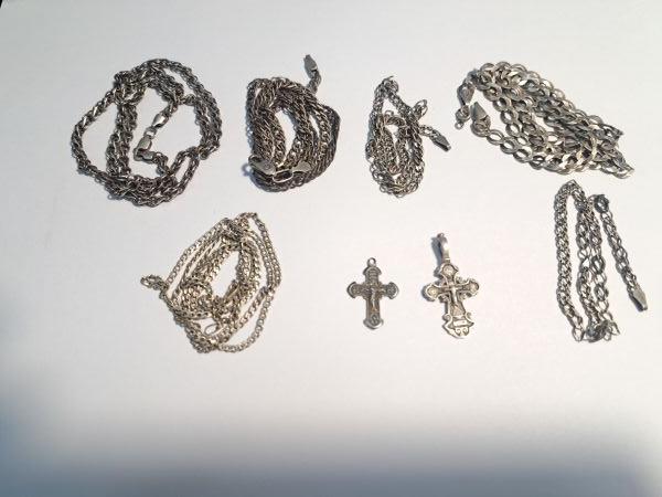 Купить Лом или горсть серебро 925 49,40g, вес изделия 49.4g в Иркутск за 3500 руб.