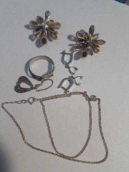 Купить Лом или горсть серебро 925 19,64g, вес изделия 22.77g в Иркутск за 1550 руб.