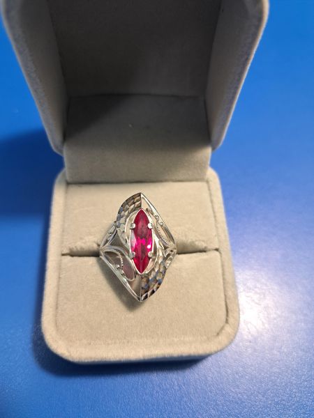 Купить Кольцо серебро 925 3,44g, вес изделия 3.85g, размер 19.5 в Иркутск за 750 руб.