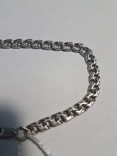 серебряный браслет Браслет серебро 925 7,33g, вес изделия 7.43g, длина 19 см в Иркутск