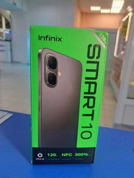 Купить Infinix Smart 10 4/128GB (X6725D) Duos в Иркутск за 4800 руб.