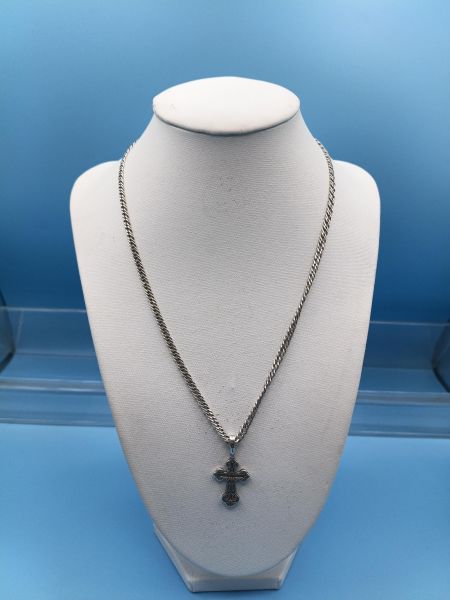 серебряная цепь Цепь серебро 925 10,22g, вес изделия 10.22g, длина 46 см в Иркутск