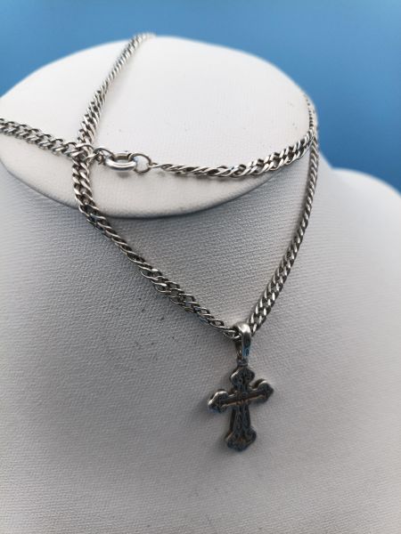 серебряная цепь Цепь серебро 925 10,22g, вес изделия 10.22g, длина 46 см в Иркутск