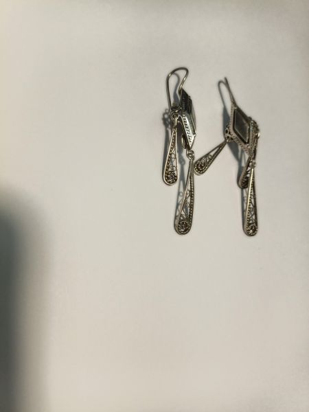 серебряные серьги Серьги серебро 925 12,68g, вес изделия 12.68g в Иркутск