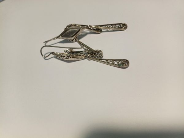 серебряные серьги Серьги серебро 925 12,68g, вес изделия 12.68g в Иркутск