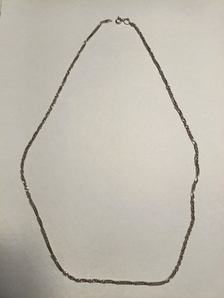 серебряная цепь Цепь серебро 925 7,39g, вес изделия 7.4g, длина 59 см в Иркутск