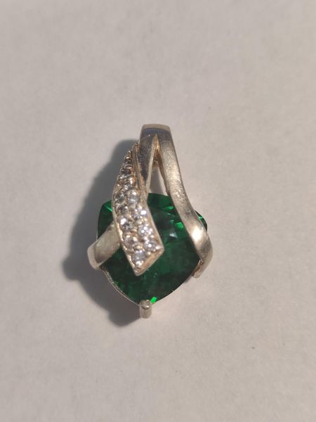 серебряная подвеска Подвеска серебро 925 3,35g, вес изделия 7.35g в Иркутск