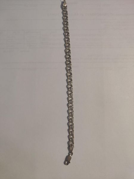серебряный браслет Браслет серебро 925 6,72g, вес изделия 6.72g, длина 18.5 см в Иркутск