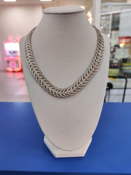 серебряная цепь Цепь серебро 925 33,62g, вес изделия 33.68g, длина 44 см в Иркутск