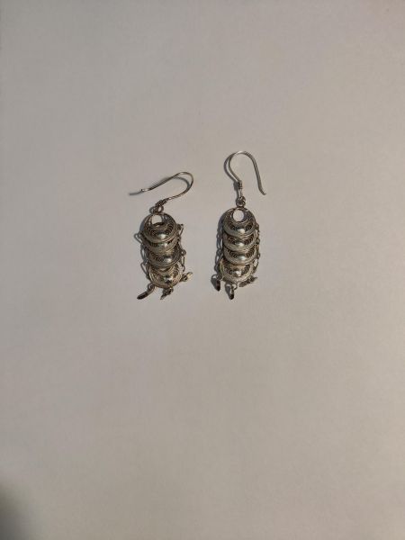 серебряные серьги Серьги серебро 925 5,69g, вес изделия 5.69g в Иркутск