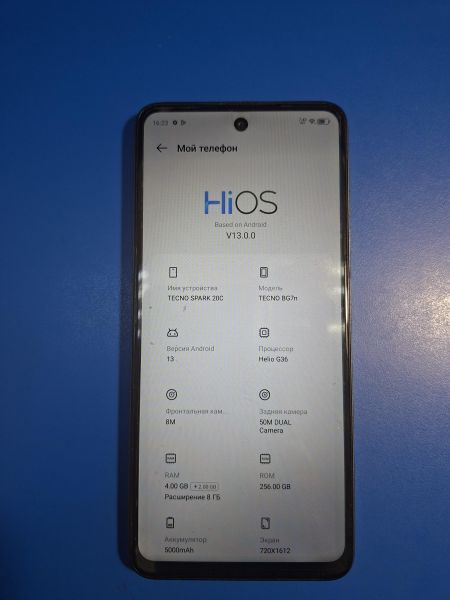 сотовый телефон TECNO Spark 20C 4/256GB (BG7n) Duos в Иркутск